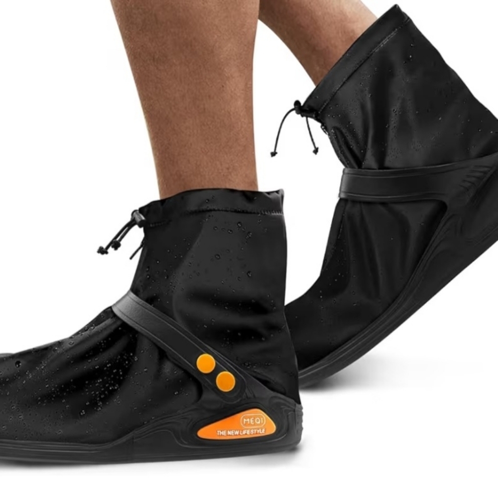 Women's Black Waterproof Shoe Covers